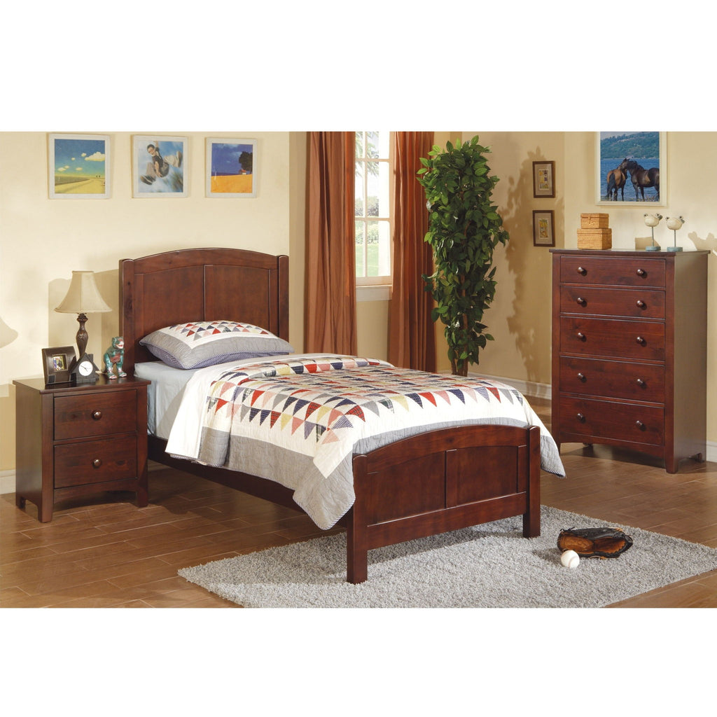 Carved Headboard Bed