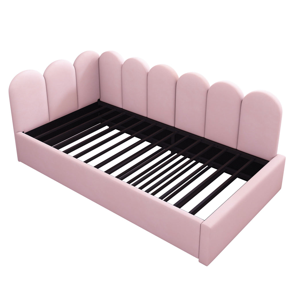 Upholstered Daybed With Pull-Out Bed