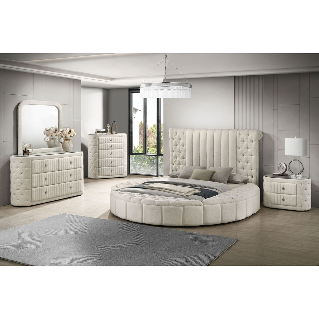 Santiago - 6 Drawer Dresser - Ivory