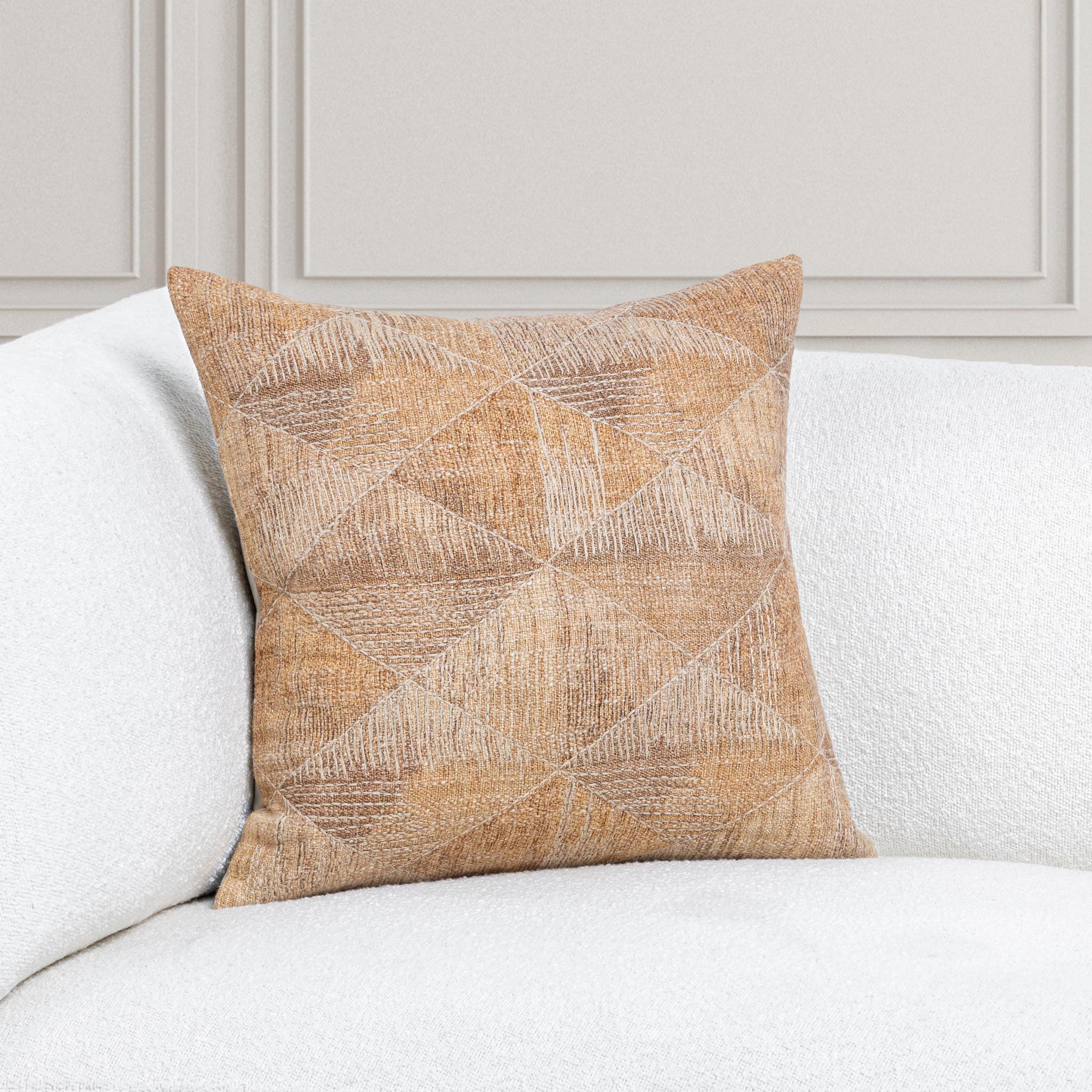 Rev - 22" x 22"Pillow - Caramel
