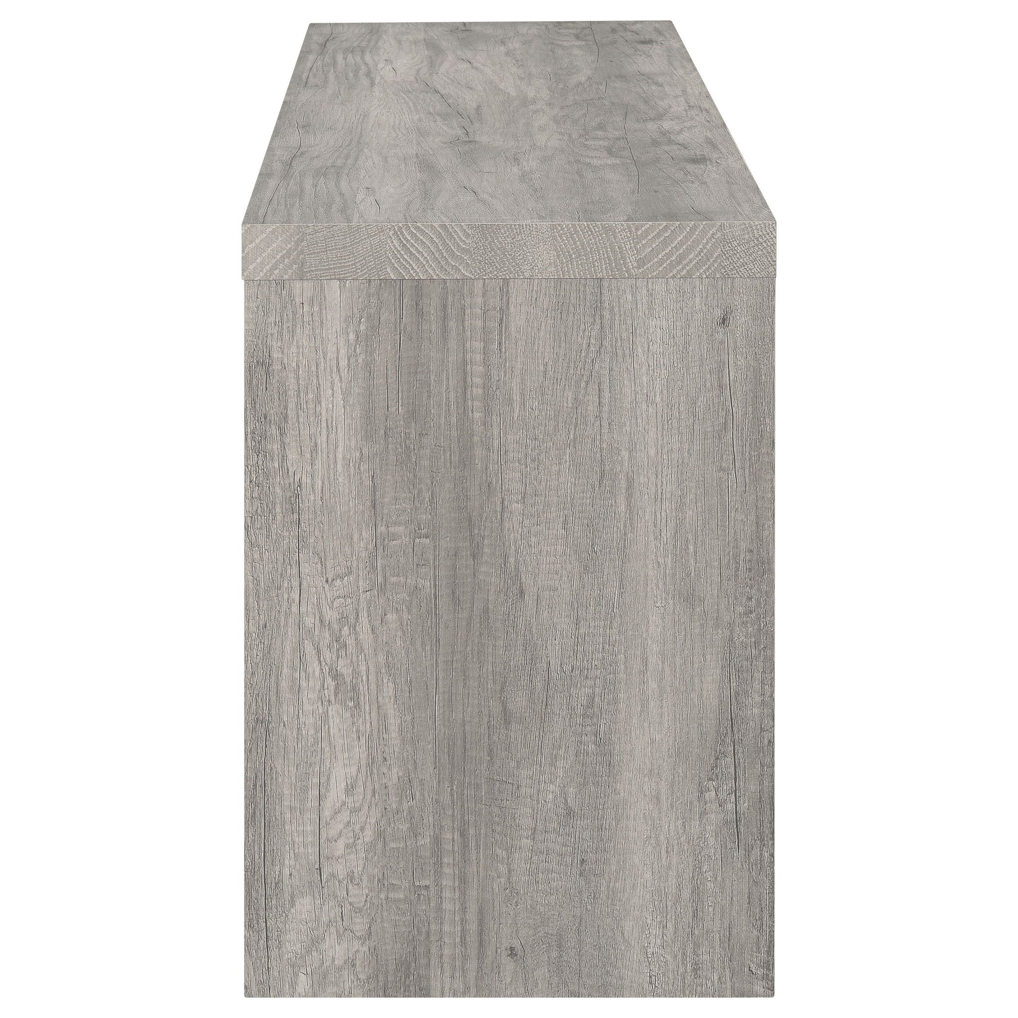 Bergeron - 2 Drawer TV Stand - Driftwood