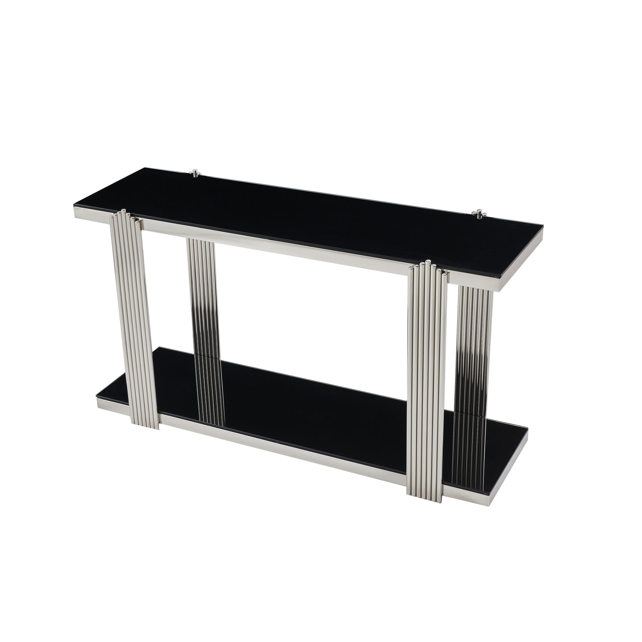 Console Table With Double Tier Storage