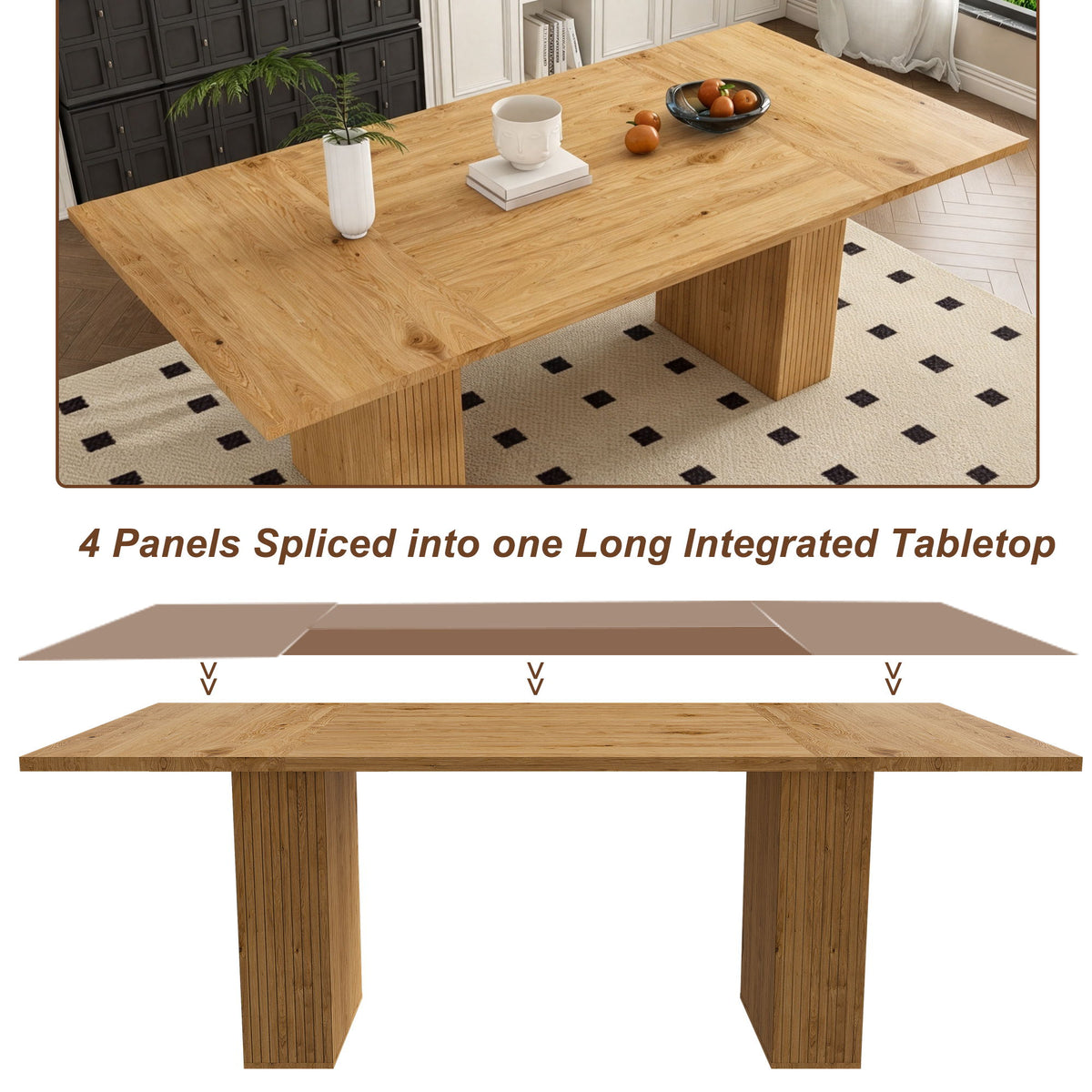 Dining Table With Storage Base For Kitchen