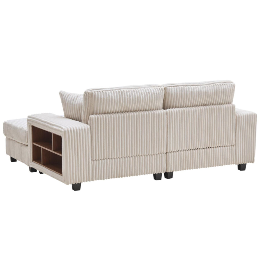 Convertible Sectional Sofa, Sleeper Oversized Living Room Lounge