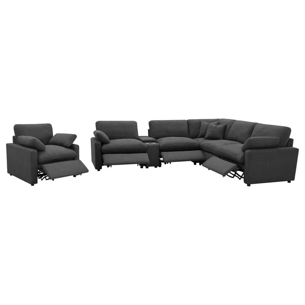 Hollander - 6 Piece Modular Power Reclining Sectional Sofa
